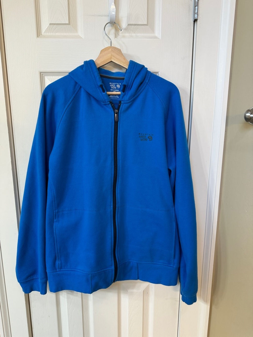 Mountain Hardwear Thick Full Zip Up Jacket Logo Hoodie Classic Comfy Casual L